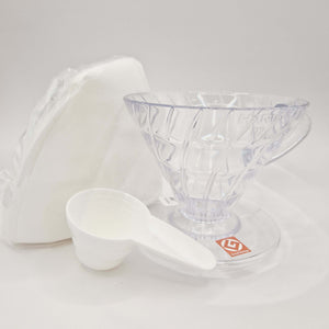 Hario V60 Coffee Filter With 40 Filter Papers