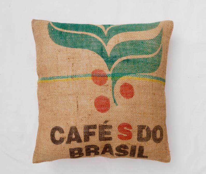 Inverness Coffee Roasting Co Coffee Sack Cushion
