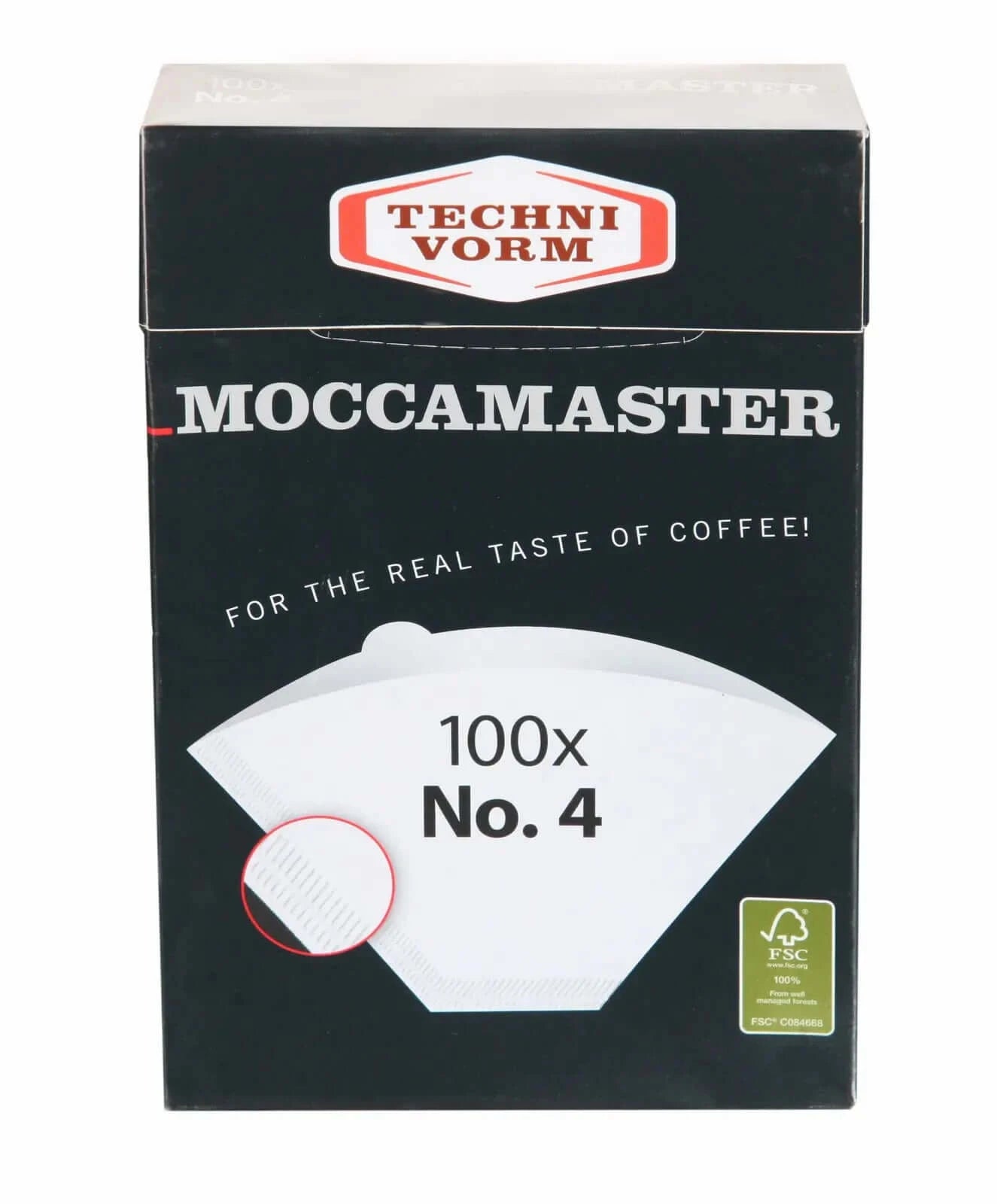 Moccamaster Coffee Filter White Nr. 4 (100 per pack)