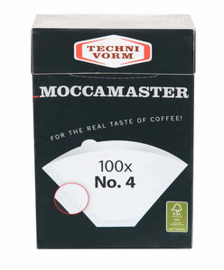 Moccamaster Coffee Filter White Nr. 4 (100 per pack)